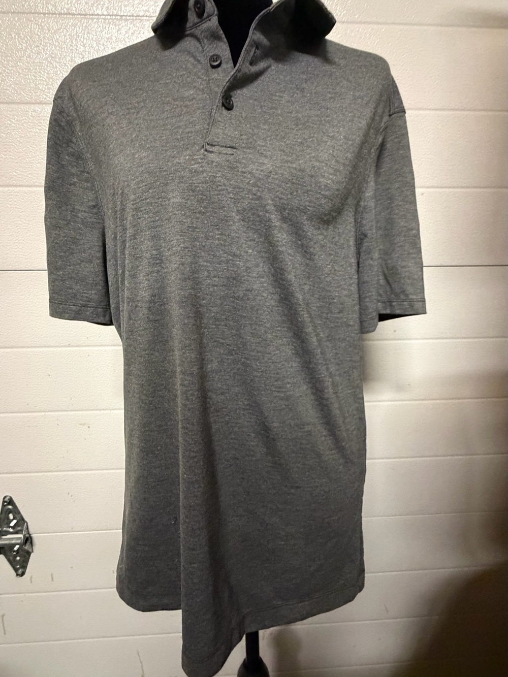 lululemon athletica Men's Gray Heather Polo